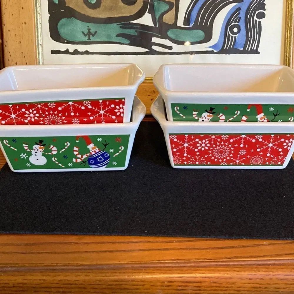 Dish set a four old Time pottery Serving dishes